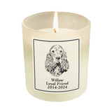 Personalised Dog Breed Candle Jar