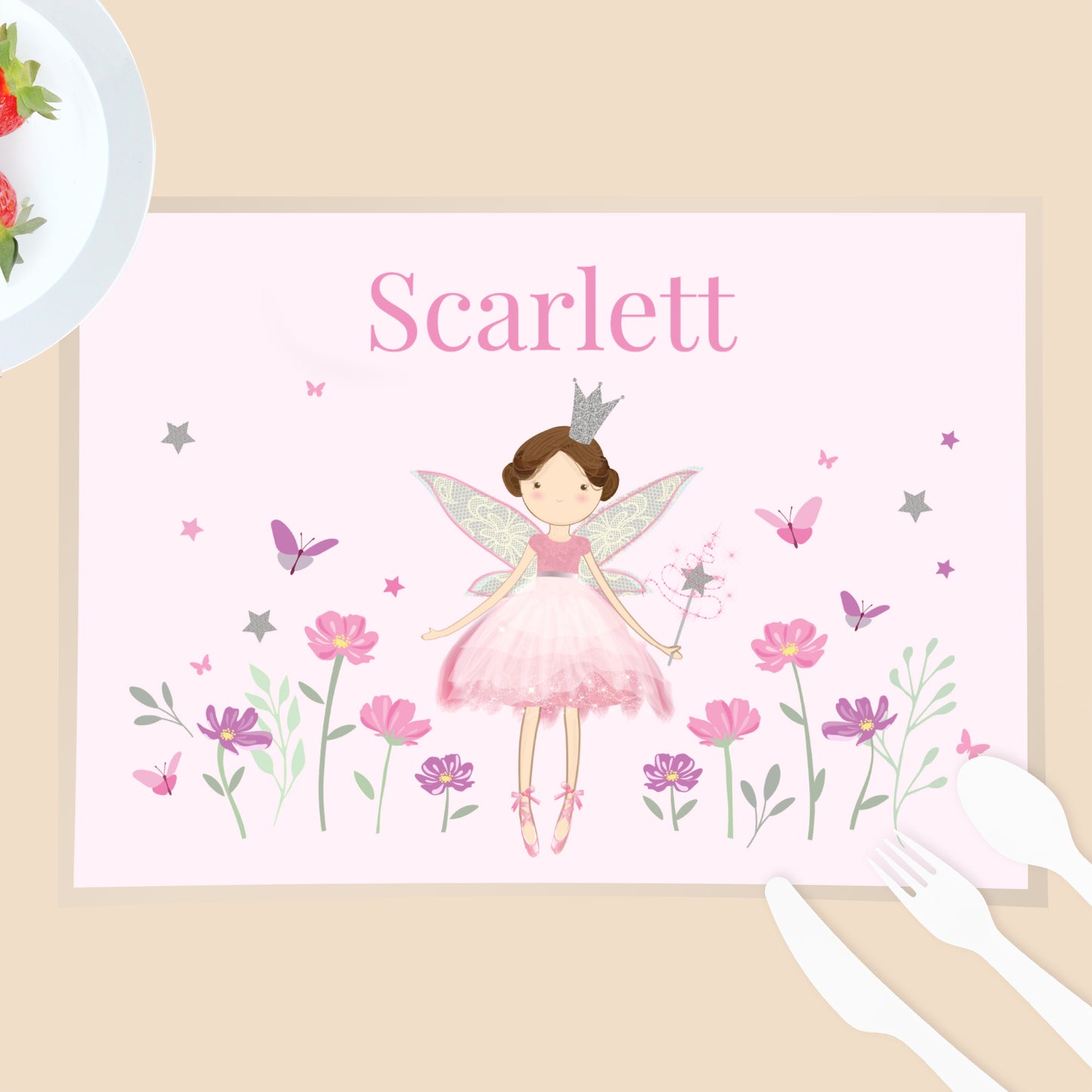 Personalised Fairy Princess Placemat