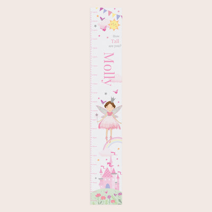 Personalised Fairy Princess Height Chart