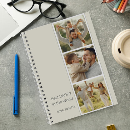 Personalised Photo Upload Strip Notebook