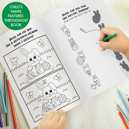 Personalised Easter Activity & Colouring Book