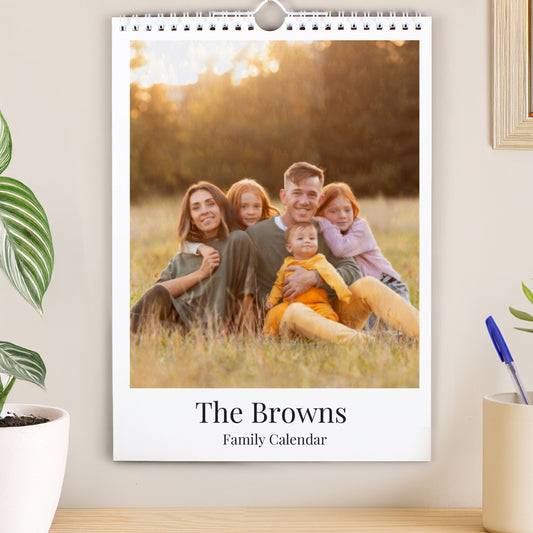 Personalised Photo Upload Wall Calendar