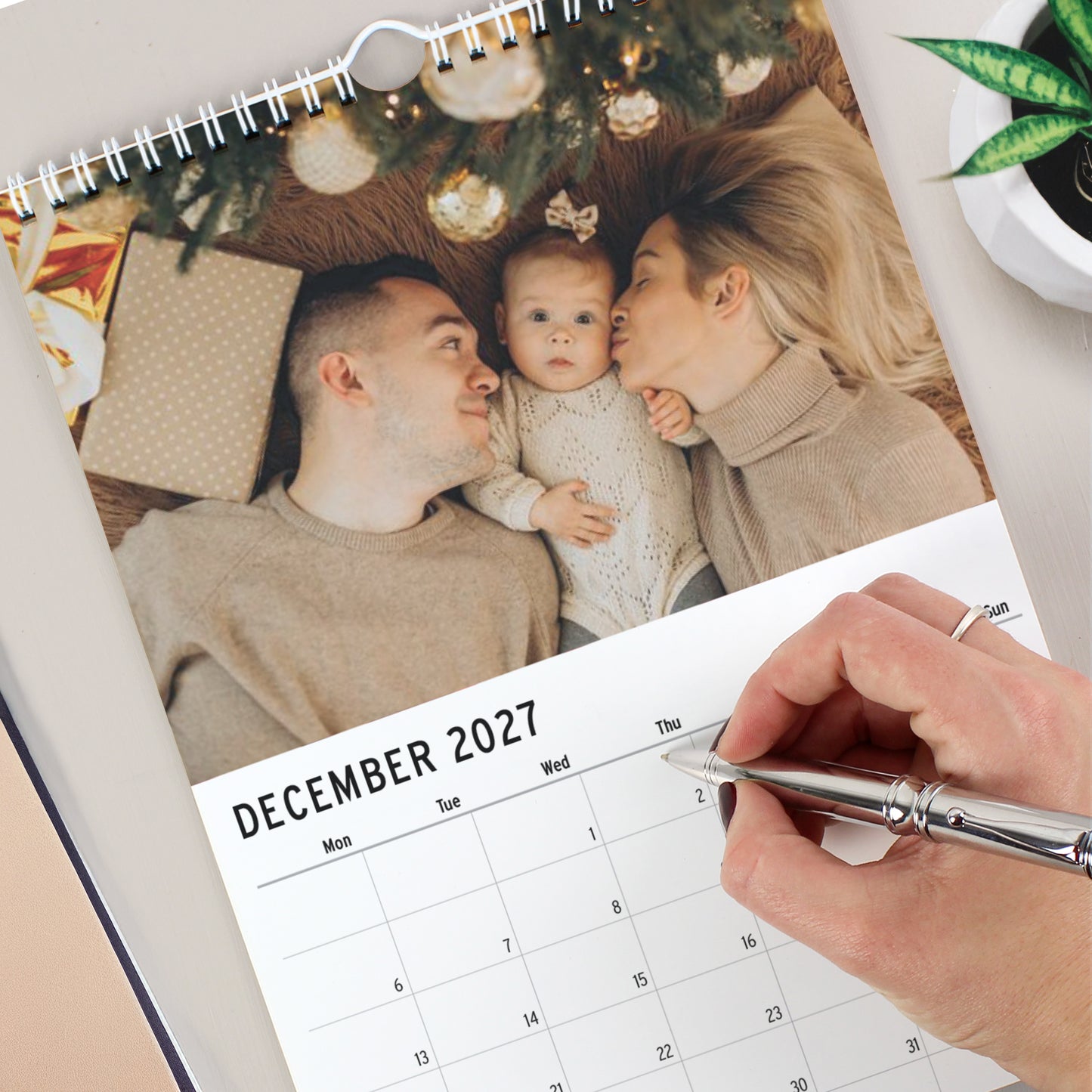 Personalised Photo Upload Wall Calendar