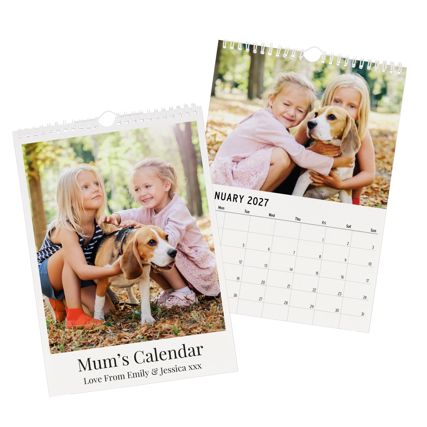 Personalised Photo Upload Wall Calendar