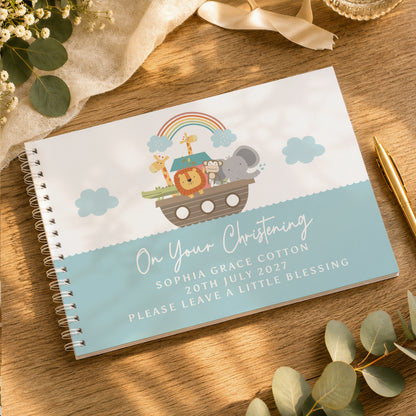Personalised Noahs Ark Guest Book