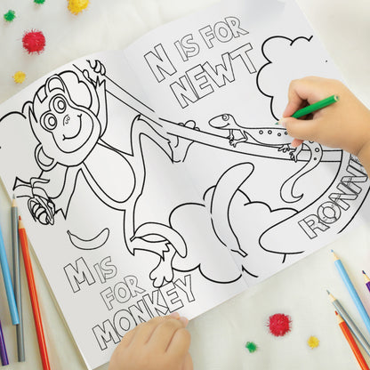Personalised Zoo Colouring Book