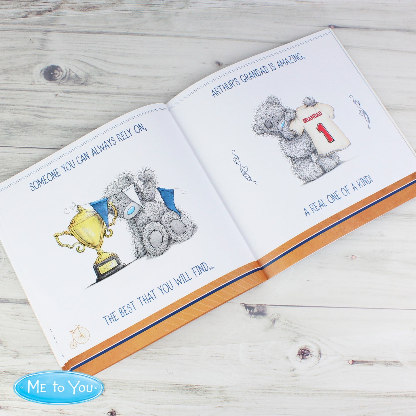 Personalised Me to You For Him Super Hero Poem Book