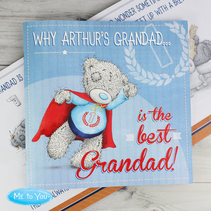 Personalised Me to You For Him Super Hero Poem Book