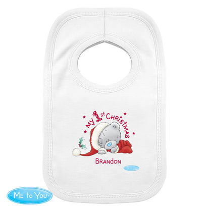 Personalised Me To You My 1st Christmas Bib
