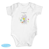 Personalised Tiny Tatty Teddy Cuddle Bug 0-3 Months Baby Vest