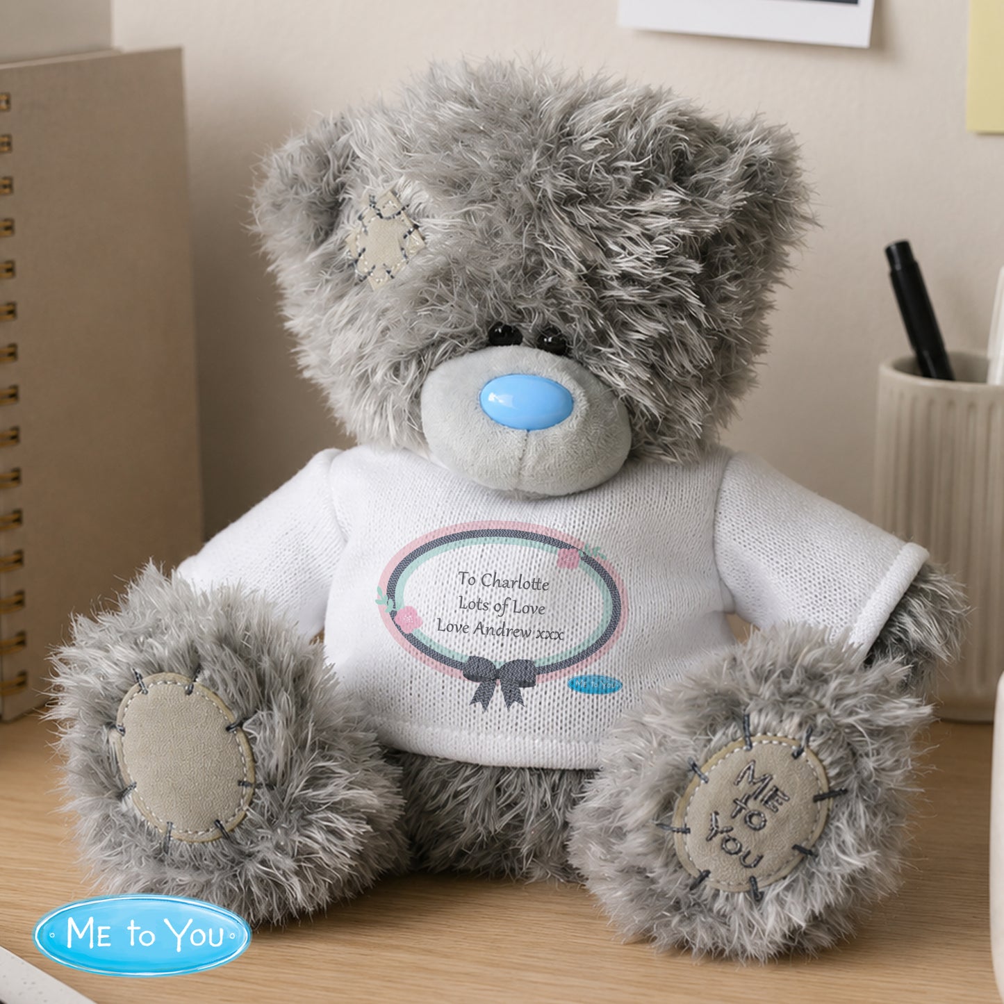 Personalised Me To You Bear Pastel Bow