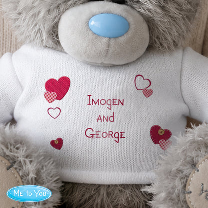 Personalised Me to You Bear Hearts