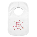 Personalised First Christmas Bib