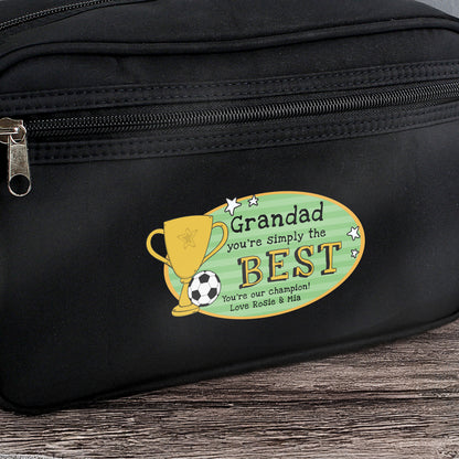 Personalised Simply The Best Toiletry Bag