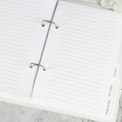 Personalised Floral Wedding Planner