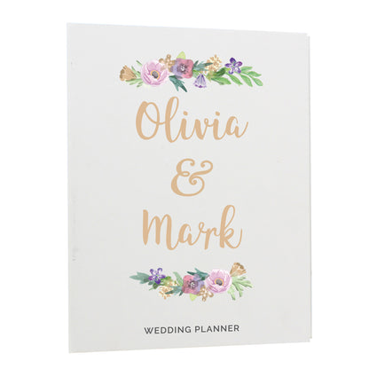 Personalised Floral Wedding Planner