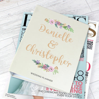 Personalised Floral Wedding Planner