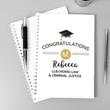 Personalised Graduation A5 Notebook