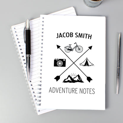 Personalised Adventure A5 Notebook