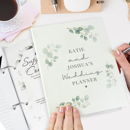 Personalised Botanical Wedding Planner