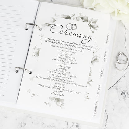 Personalised Botanical Wedding Planner