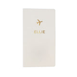 Personalised Gold Name Travel Document Holder