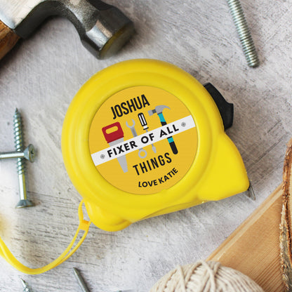 Personalised Fixer of All Things Tape Measure
