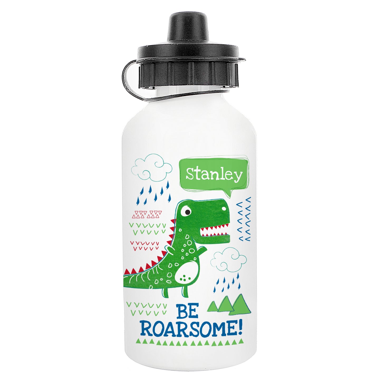 Personalised Be Roarsome Dinosaur Drinks Bottle