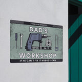 Personalised Workshop Metal Sign
