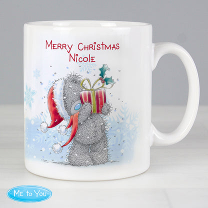 Personalised Me To You Christmas Present Mug