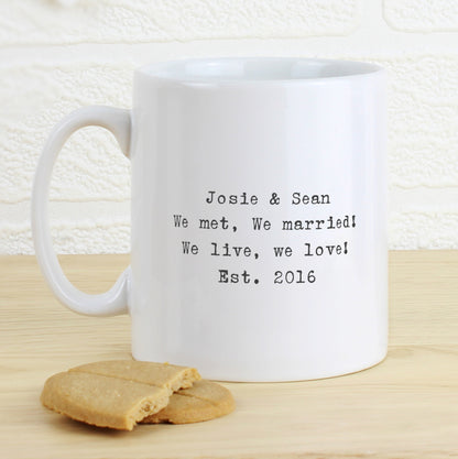 Personalised 1805 - 1874 Old Series Map Home Mug