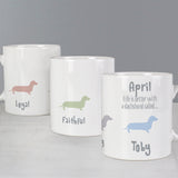 Personalised Dachshund Dog Breed Mug