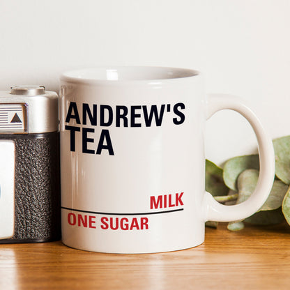 Personalised London Street Sign Mug