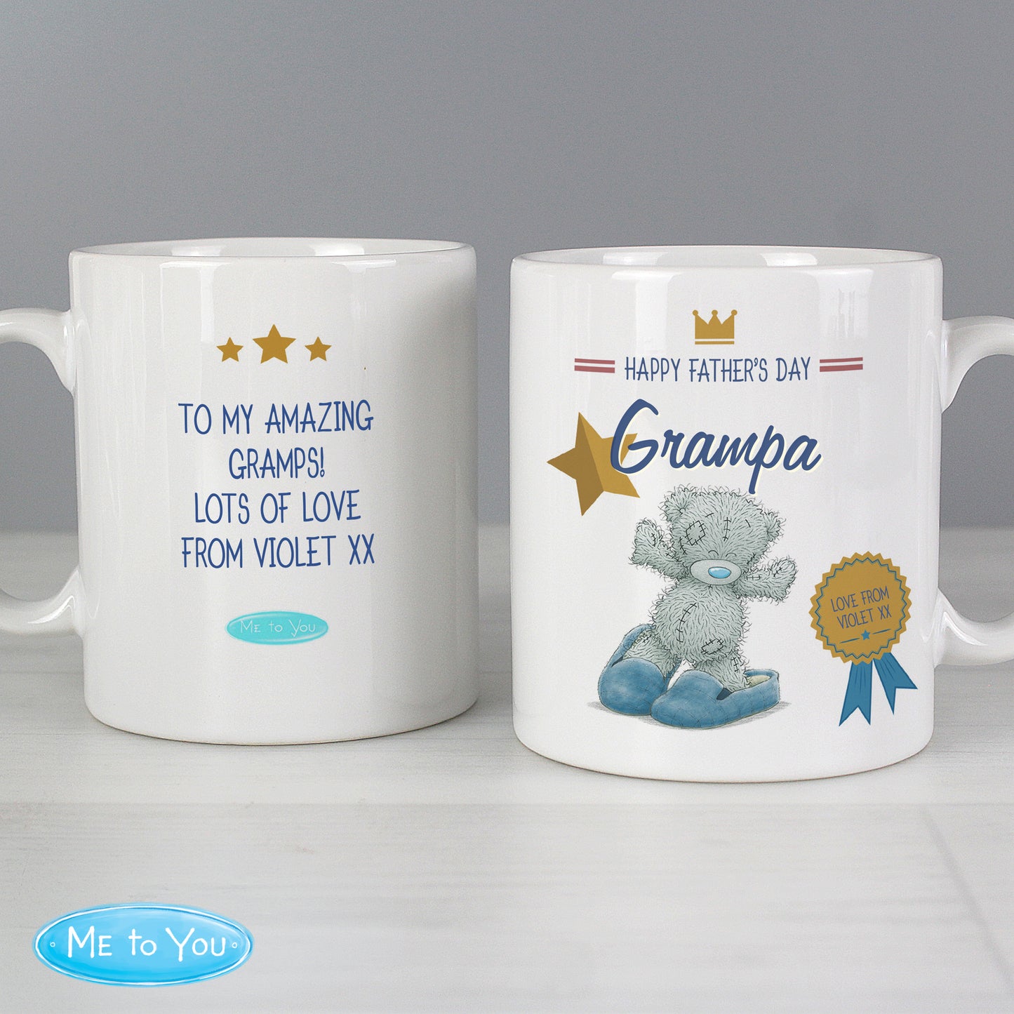 Personalised Me to You Slippers Mug
