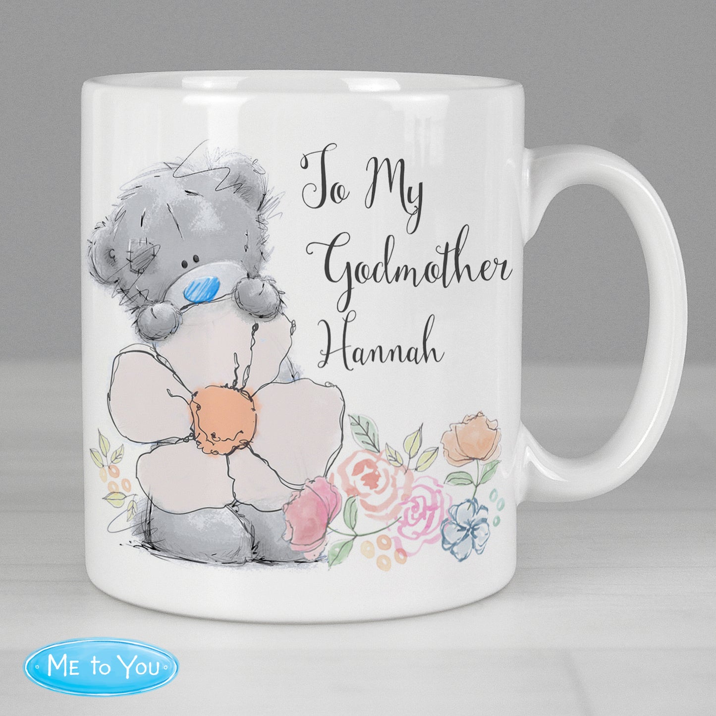 Personalised Me to You Floral Daisy Mug