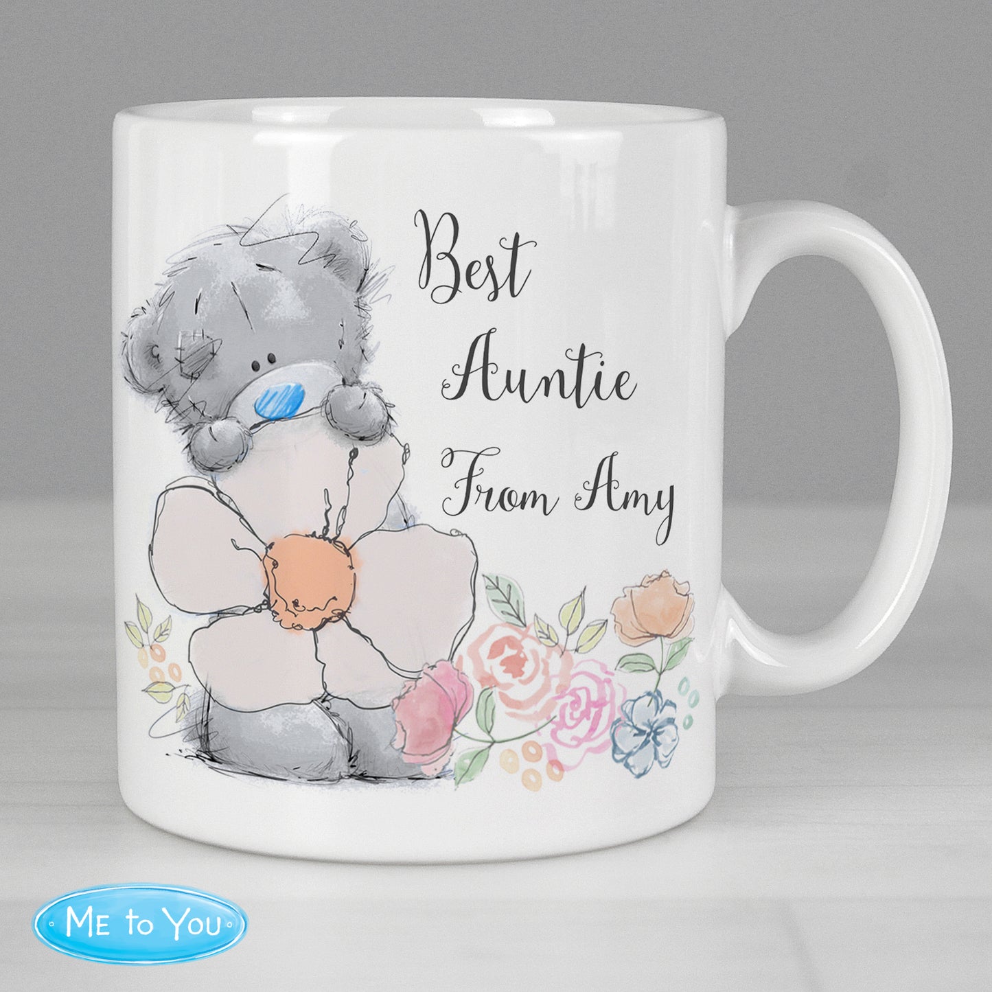 Personalised Me to You Floral Daisy Mug