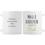 Personalised No.1 Golfer Mug