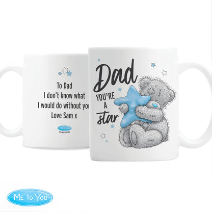 Personalised Me To You Dad You're A Star Mug