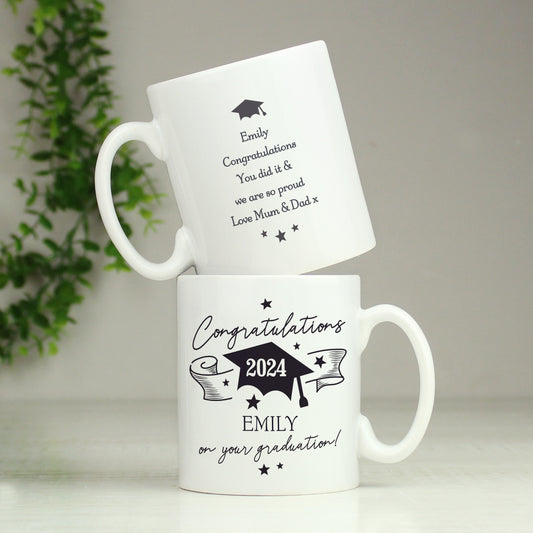 Personalised Graduation Scroll Mug