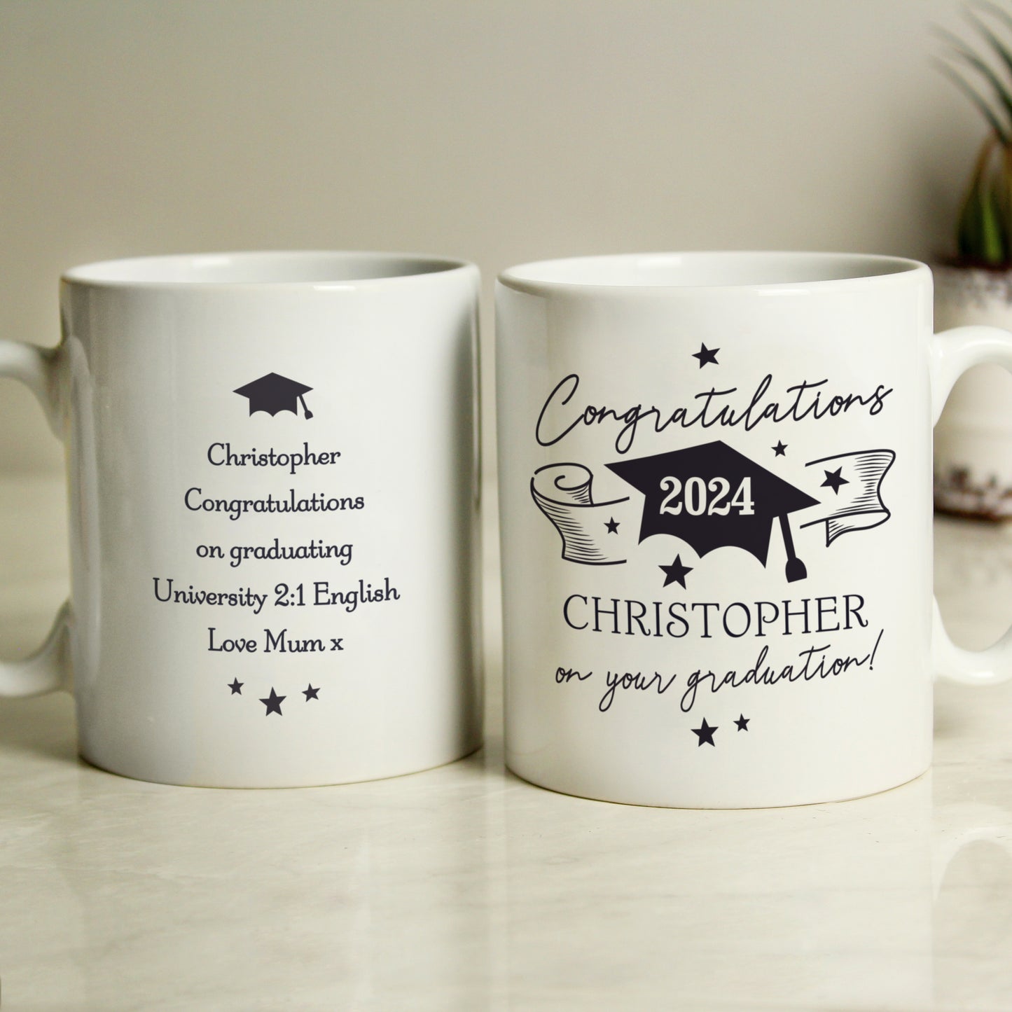 Personalised Graduation Scroll Mug