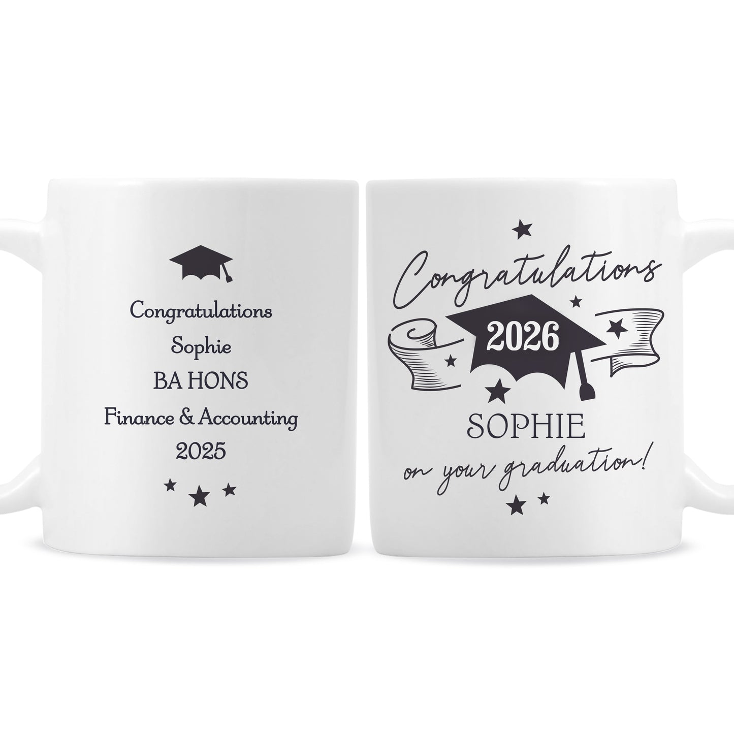 Personalised Graduation Scroll Mug