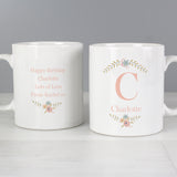 Personalised Floral Bouquet Mug
