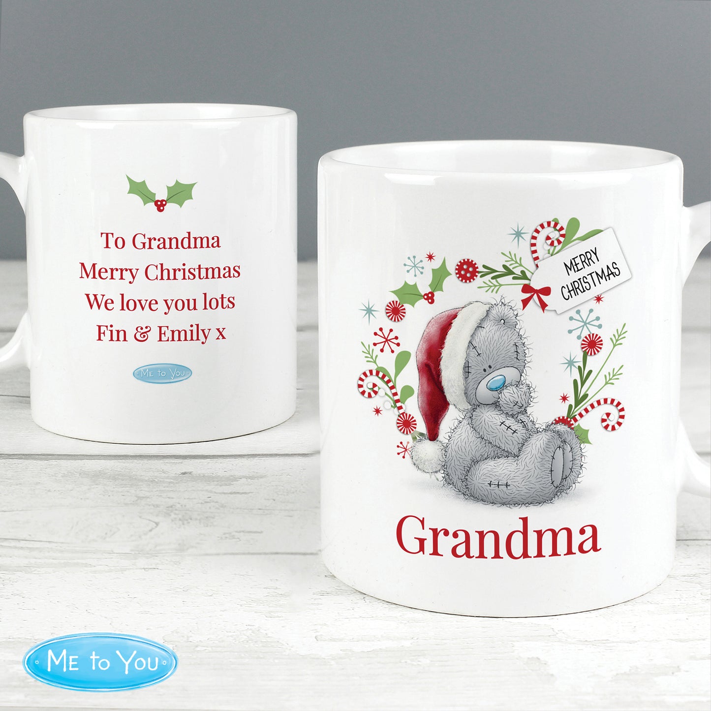 Personalised Me to You Christmas Mug