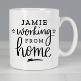 Personalised Working From Home Mug