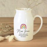 Personalised Rainbow Flower Jug Vase