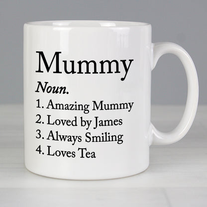 Personalised Dictionary Definition Mug