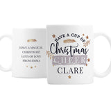 Personalised Cup of Christmas Cheer Mug