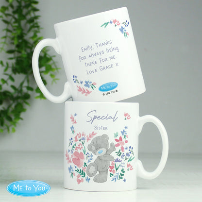 Personalised Me To You Pastel Floral Mug