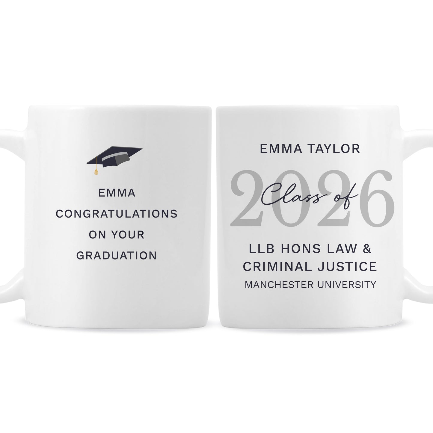 Personalised Class of Graduation Mug