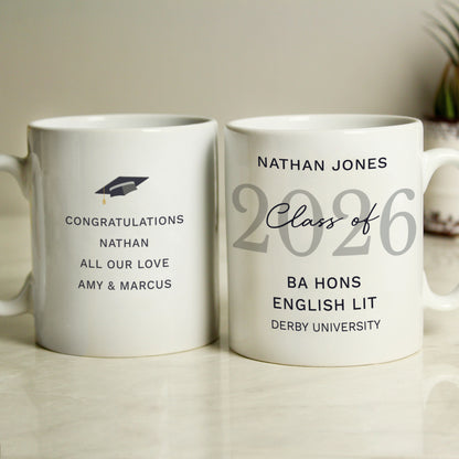 Personalised Class of Graduation Mug